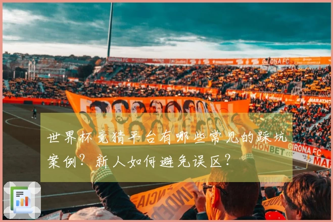 世界杯竞猜平台有哪些常见的踩坑案例？新人如何避免误区？