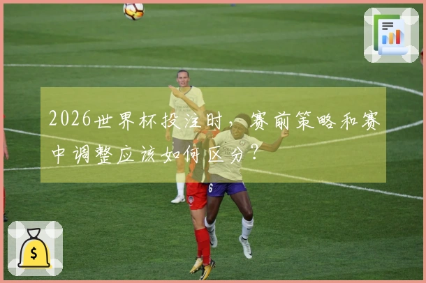 2026世界杯投注时，赛前策略和赛中调整应该如何区分？